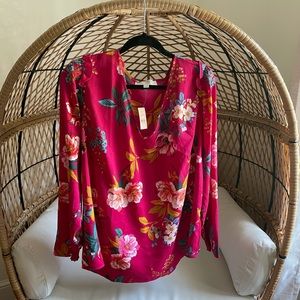 NWT LOFT Floral Blouse